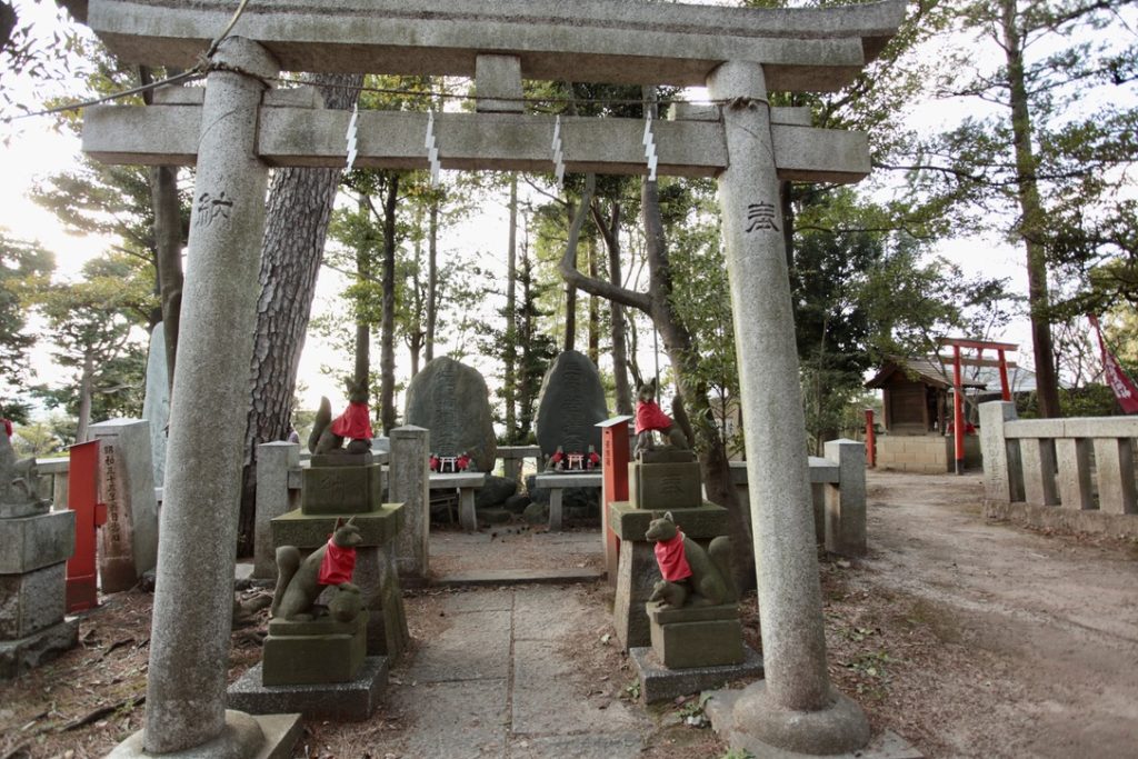 The precincts of Higashi-Fushimi Inari Shrine