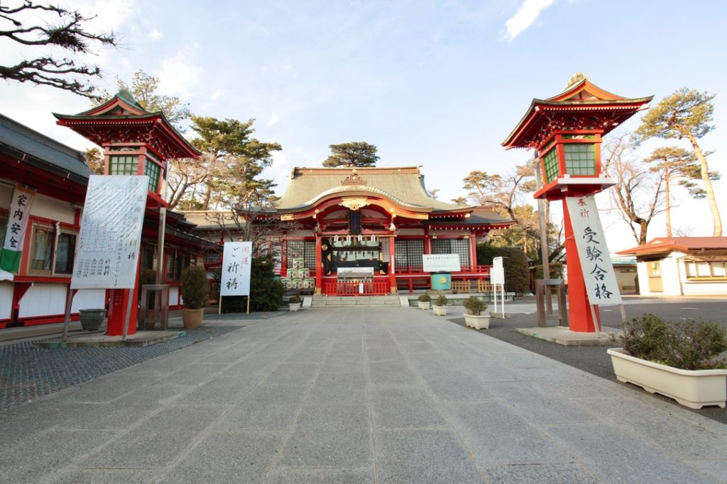 The shrine of Higashi-Fushimi Inari Shrine