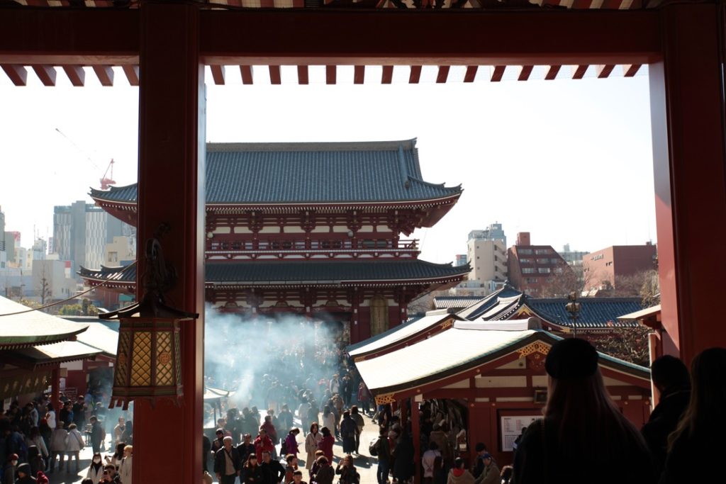 The grounds of Sensoji Temple
